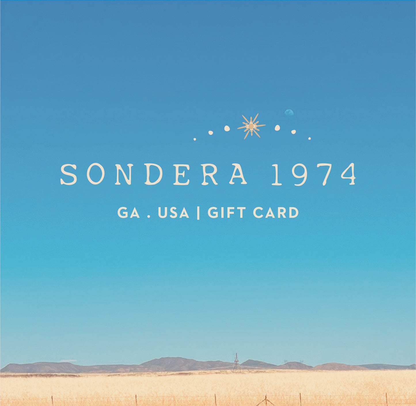 Sondera 1974 Gift Card