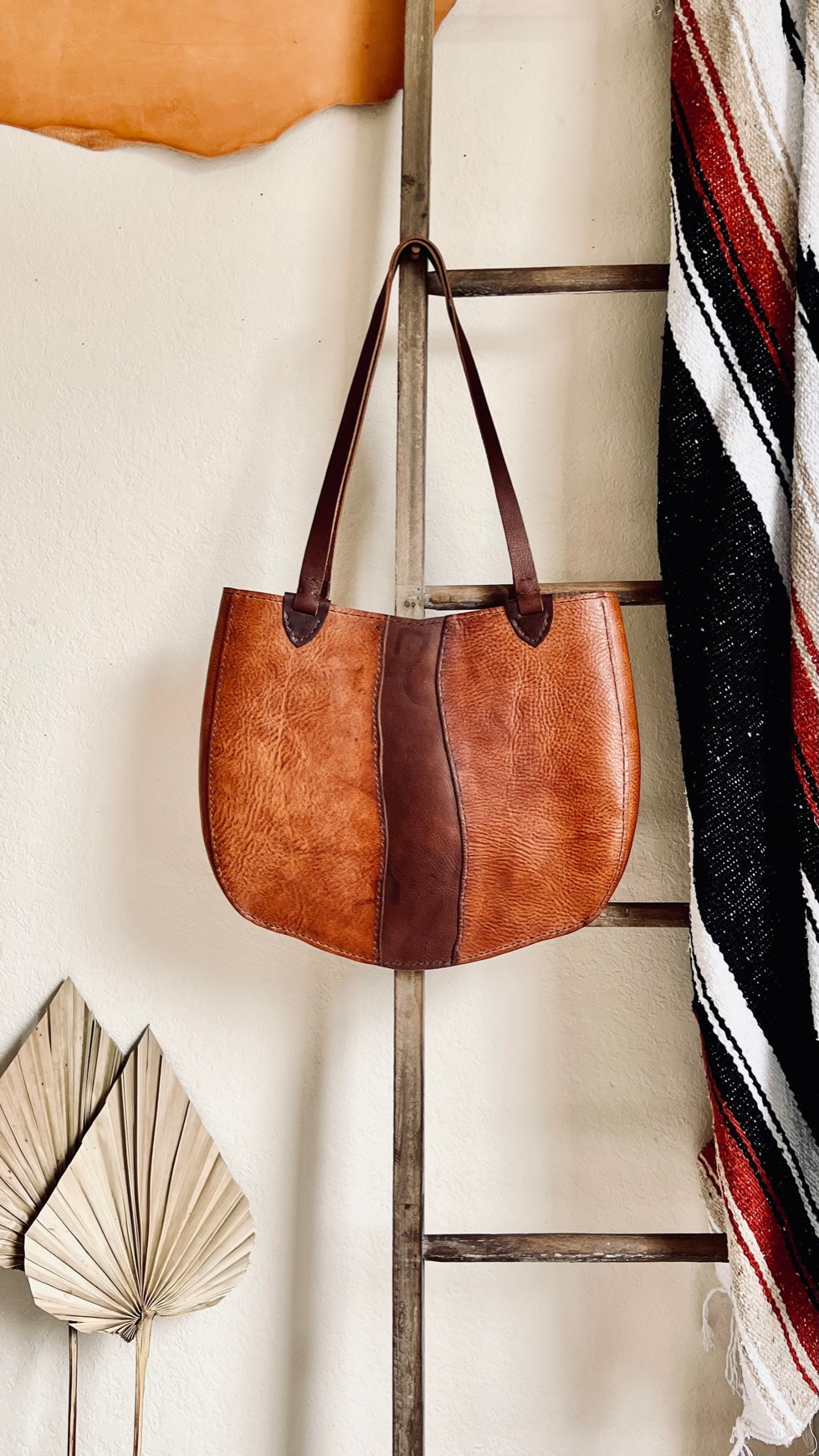 St. Johns River Leather Slim Tote