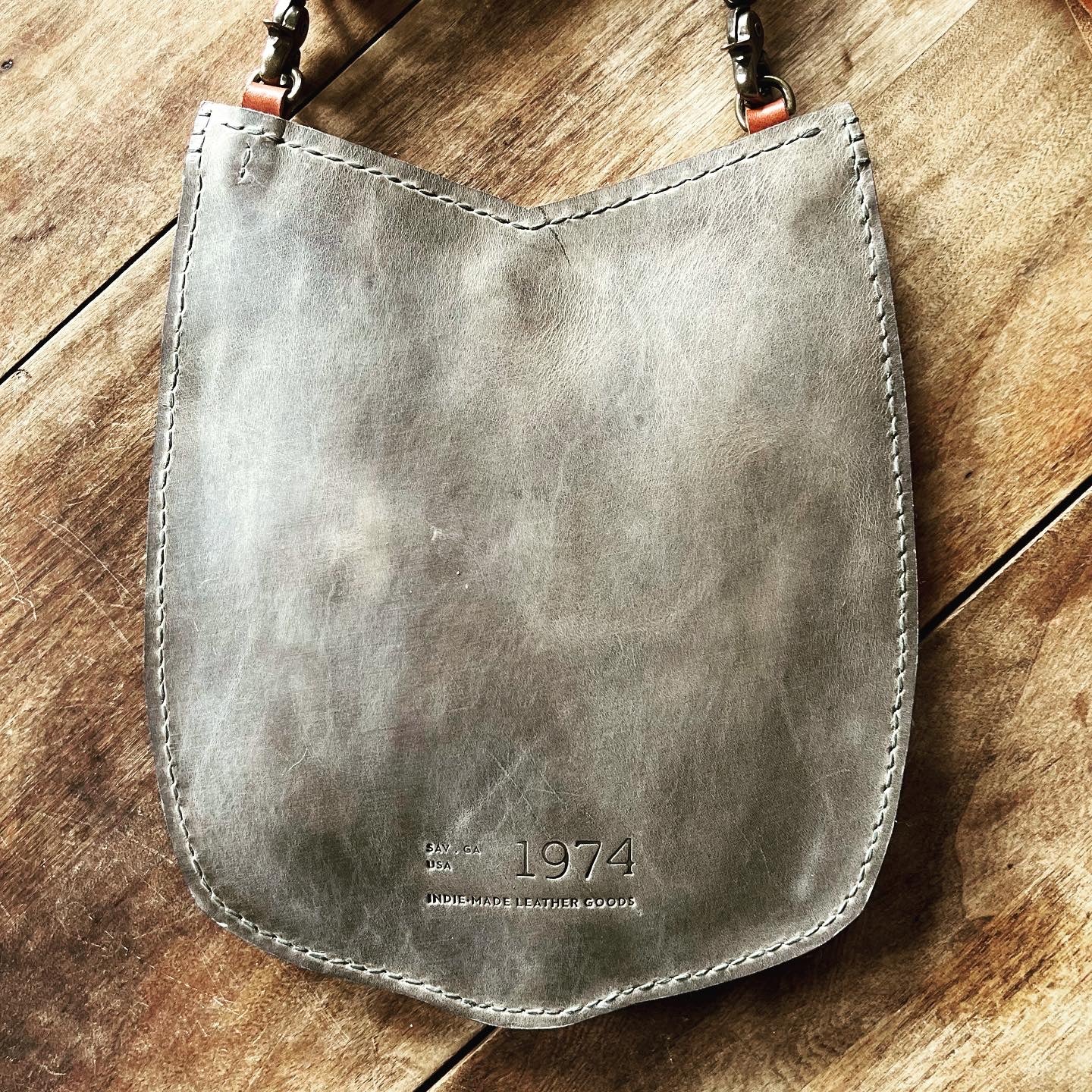 Moon River Leather Crossbody Bag