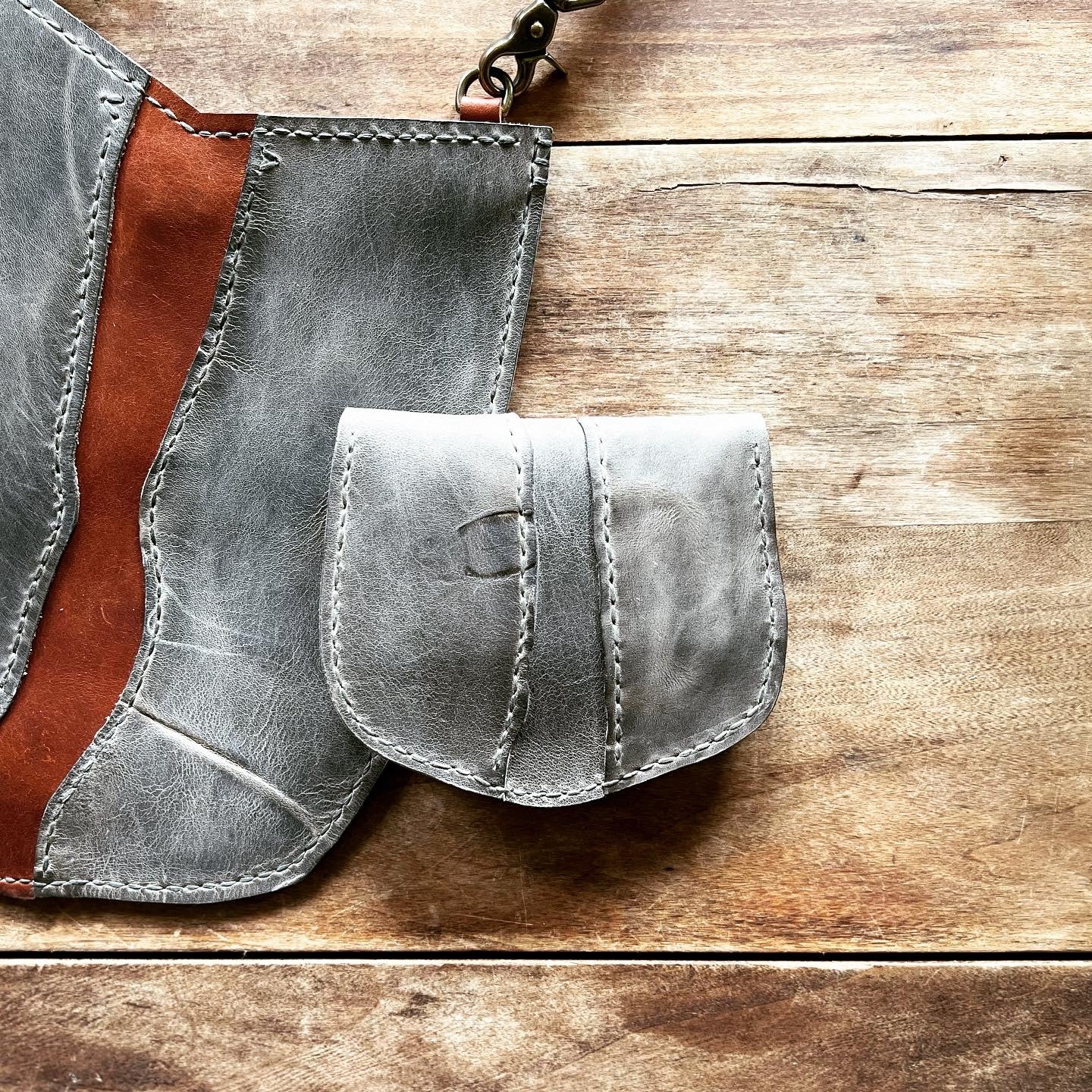 Moon River Leather Crossbody Bag