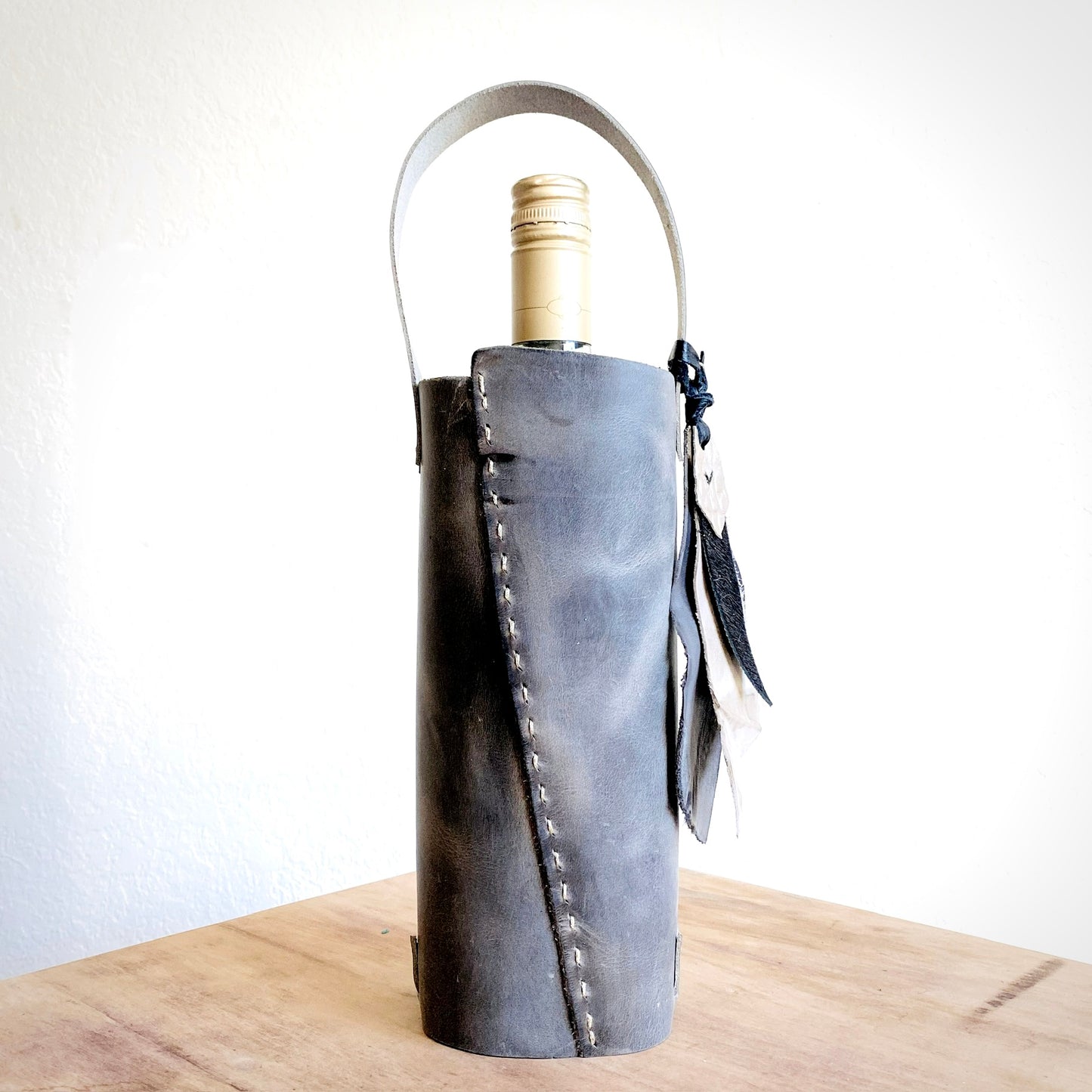 1974 Whiskey & Wine Leather Tote in Smoke