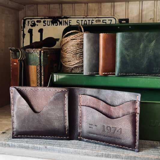 1974 Finnegan Leather Wallet in Chestnut
