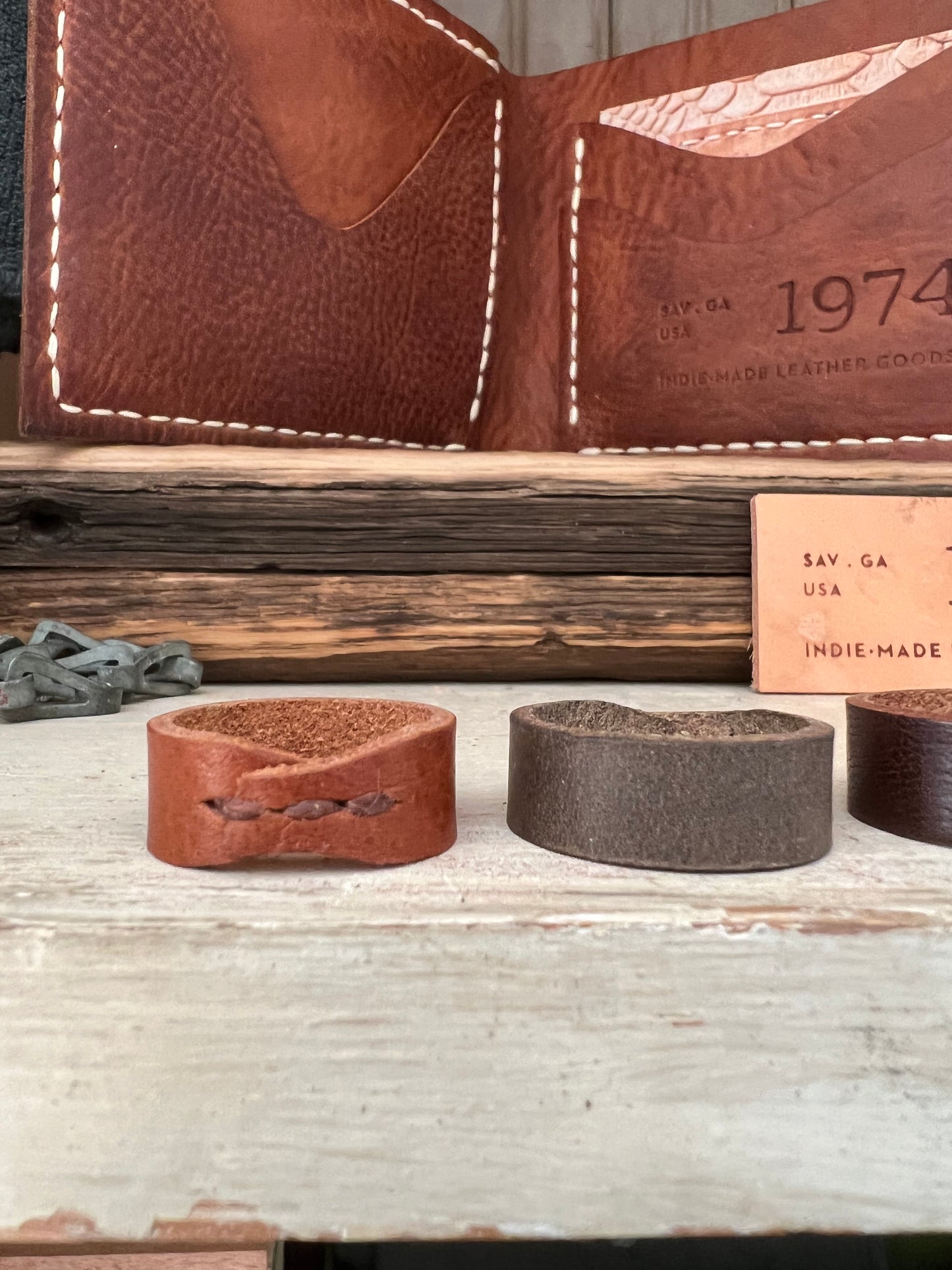 Dakota Leather Ring