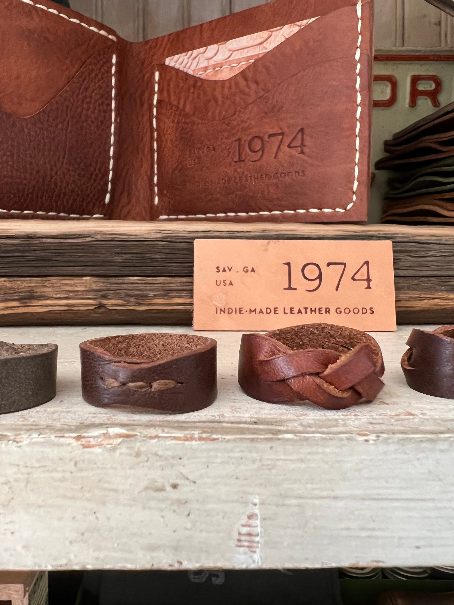 Dakota Leather Ring