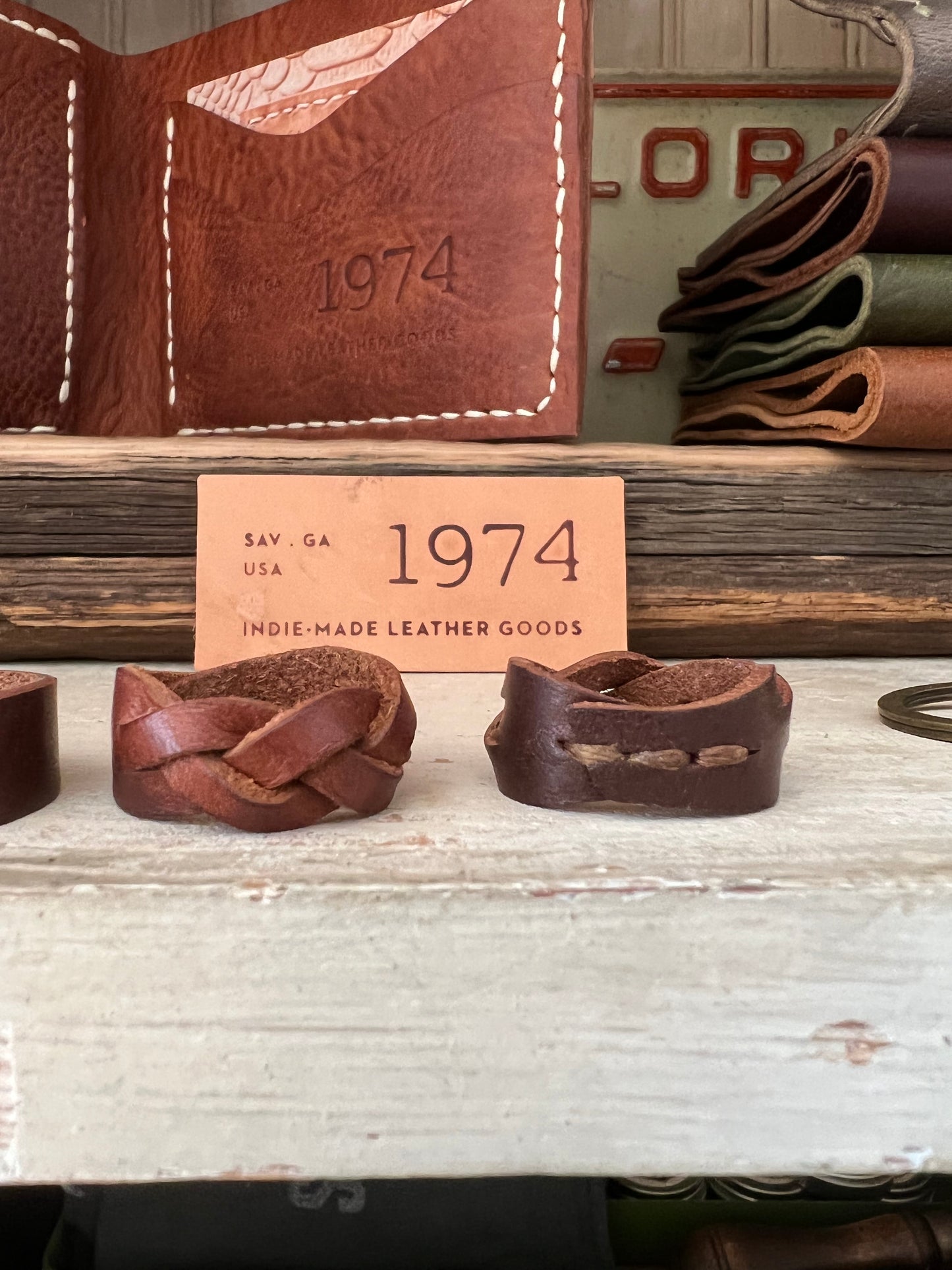 Dakota Leather Ring